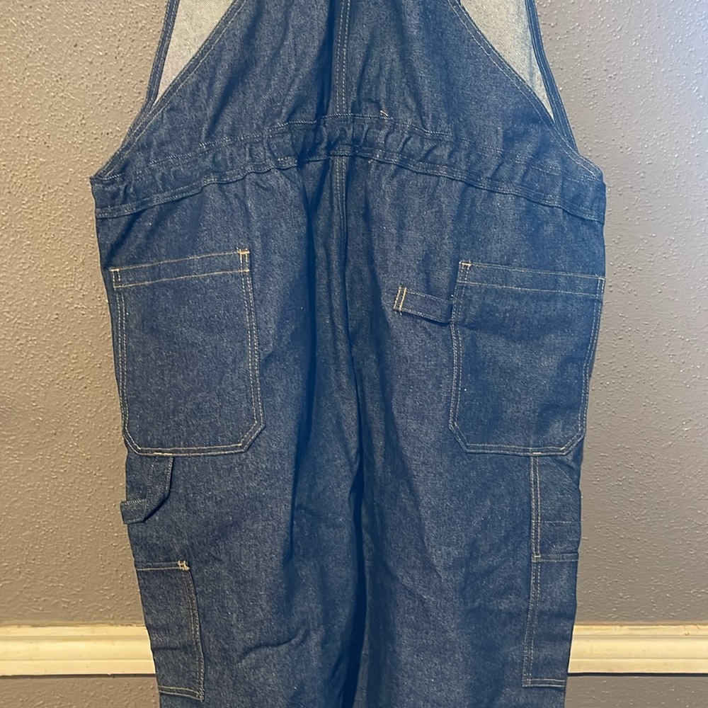 Bulwark Men’s Flame Resistant Heavyweight Denim Bib Overalls - Picture 7 of 10